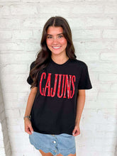 Load image into Gallery viewer, Jordan Amanda Black Cajuns Top