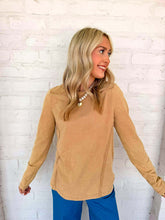 Load image into Gallery viewer, Cozy Days Orange Long-sleeve Top