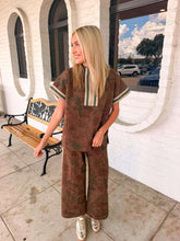 Load image into Gallery viewer, Darling Dream Brown Pant Set