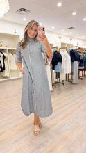 Load image into Gallery viewer, Stripe Status Navy Dress