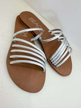 Load image into Gallery viewer, The Cali Silver Slide Sandal