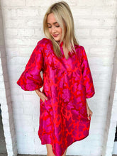 Load image into Gallery viewer, Cherry Blossom Red Dress
