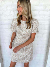 Load image into Gallery viewer, Save The Moment White Jacquard Dress