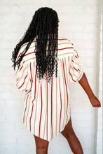 Load image into Gallery viewer, Can’t Keep Up Camel Stripe Top