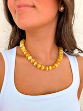 Load image into Gallery viewer, Large Orange Bead Necklace