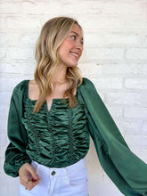 Load image into Gallery viewer, Made For Now Green Bodysuit