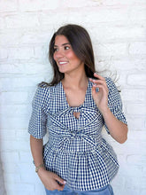 Load image into Gallery viewer, Prepare For The Goal Navy Top