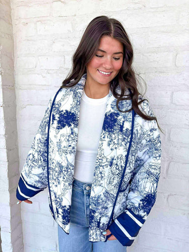 Take Care Blue Jacket