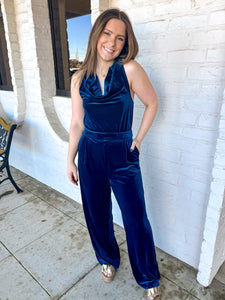 Jump For Joy Teal Jumpsuit