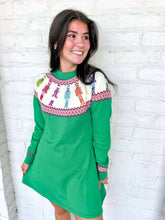 Load image into Gallery viewer, Queen Of Sparkles Green Multi Rainbow Nutcracker Dress