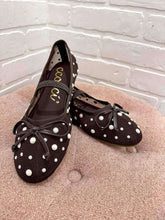 Load image into Gallery viewer, Carly Brown Pearl Ballet Flat