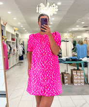 Load image into Gallery viewer, Elegant Gaze Hot Pink Dress