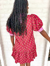 Load image into Gallery viewer, Fields Of Love Burgundy Dress