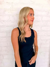 Load image into Gallery viewer, Such A Stud Black Scoop Neck Tank