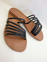 Load image into Gallery viewer, The Cali Black Slide Sandal