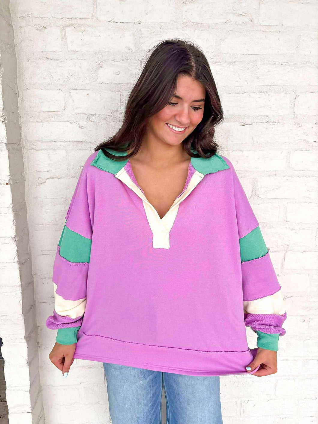 Hear Me Out Purple Long Sleeve