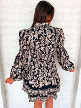 Load image into Gallery viewer, Wildflower Season Black Dress