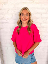 Load image into Gallery viewer, Basic Work Hot Pink Top