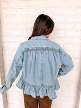 Load image into Gallery viewer, Light Denim Essentials Jacket