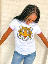 Load image into Gallery viewer, Queen Of Tiger Head Rhinestone Top