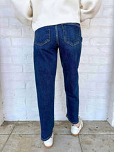 Load image into Gallery viewer, Regret Nothing Dark High Rise Crop Jean
