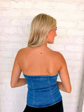 Load image into Gallery viewer, The Main Medium Denim Top