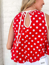 Load image into Gallery viewer, Cherry Sweetheart Red Top