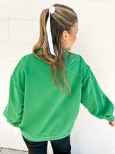 Load image into Gallery viewer, Queen Of Sparkles Green Golden Doodle Sweatshirt