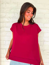 Load image into Gallery viewer, In A Daydream Cabernet Scuba Top