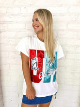 Load image into Gallery viewer, Queen Of Sparkles Ole Miss Metallic Icon Tee