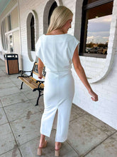 Load image into Gallery viewer, Save This Feeling White Dress