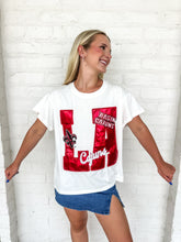 Load image into Gallery viewer, Queen Of Sparkles ULL Metallic Icon Tee