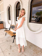 Load image into Gallery viewer, Leave It All Behind White Dress
