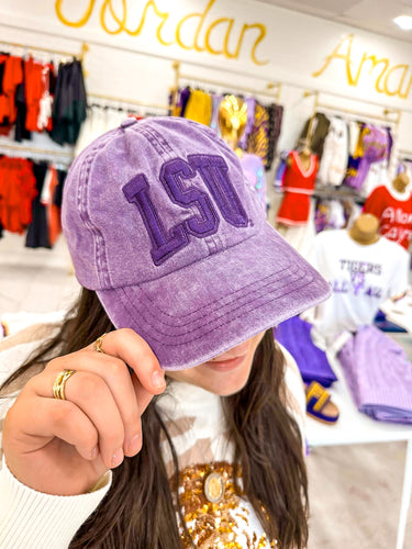 LSU Purple Baseball Cap