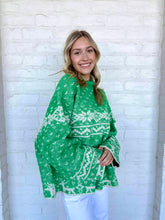 Load image into Gallery viewer, On The Bright Side Green Sweater