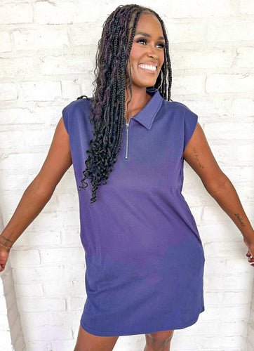 Sort It Out Navy Dress
