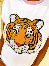 Load image into Gallery viewer, Queen Of Tiger Head Rhinestone Top