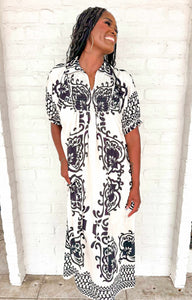 Prepare The Way You White Mix Dress