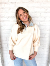 Load image into Gallery viewer, Fall Sentiments Cream Top