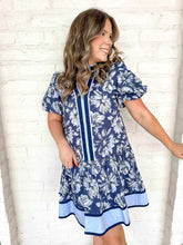 Load image into Gallery viewer, Turn The Other Way Navy Dress