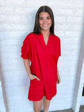 Load image into Gallery viewer, Calm Cool And Collected Red Dress