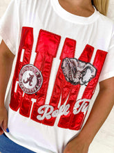Load image into Gallery viewer, Queen Of Sparkles Alabama Metallic Icon Tee
