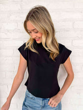 Load image into Gallery viewer, Mindful Thoughts Black Top