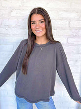 Load image into Gallery viewer, Hard Worker Charcoal Top