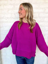 Load image into Gallery viewer, Dedicate My Time Light Plum Sweater Top