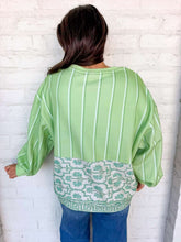 Load image into Gallery viewer, Queen Of Sparkles Light Green 'Twas the Night Before Christmas' Tree Scene Sweatshirt