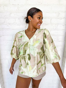 Find A Place Green Top