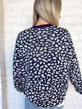 Load image into Gallery viewer, THML Spotted You Navy Sweater