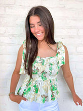 Load image into Gallery viewer, Great Gardens Green Top