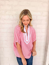 Load image into Gallery viewer, Fair Enough Pink Stripe Top